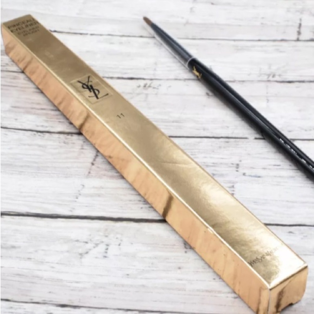 🌟 YSL Yves Saint Laurent Cosmetic Makeup Pinceau Eyeliner Brush 11
